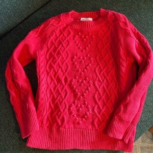 Crewcuts - adorable heart knit sweater - Sm